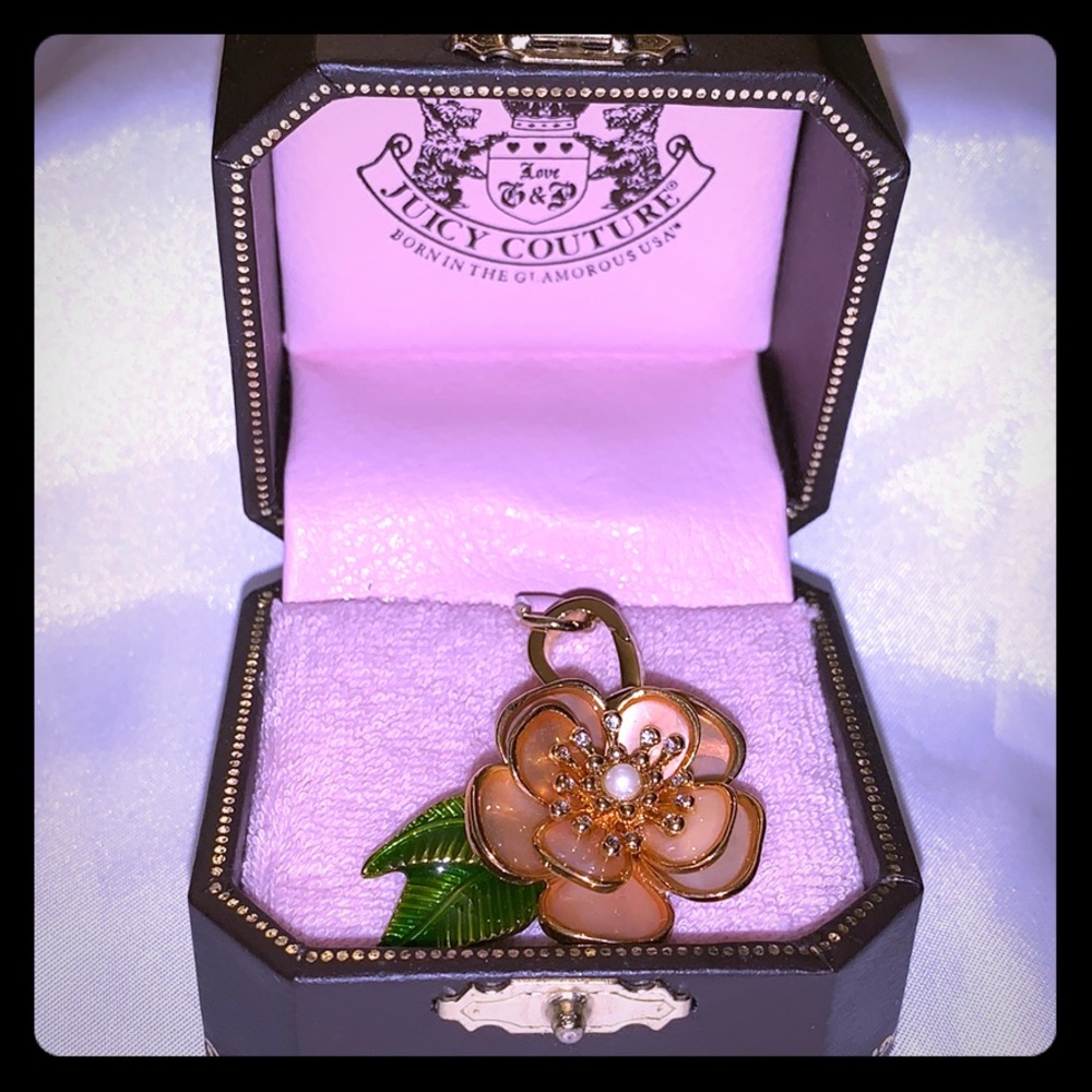 Juicy Couture flower charm